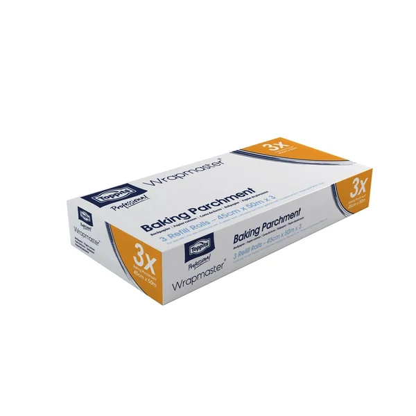 21C76 Toppits Wrapmaster 45cm BakingParchment 3D Carton web